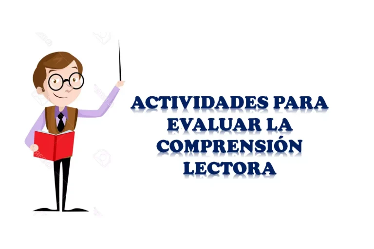 actividades para evaluar la comprensión lectora